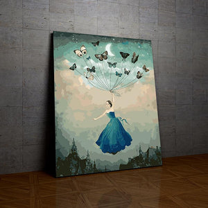 Mary Butterfly de la collection nouveauté en peinture par numéro sue Wall Factory