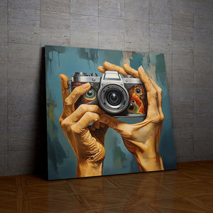 Les Mains du Photographe de la collection nouveauté en peinture par numéro sue Wall Factory
