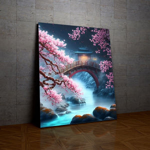 Pont au Japon de la collection nouveauté en peinture par numéro sue Wall Factory