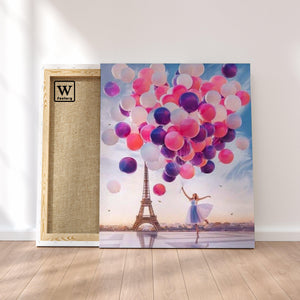 Danseuse, Ballons et Paris de la collection nouveauté en peinture par numéro sue Wall Factory