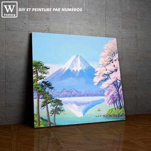 Mont Fuji la peinture par numéros ou numéro d'art sur Wall Factory