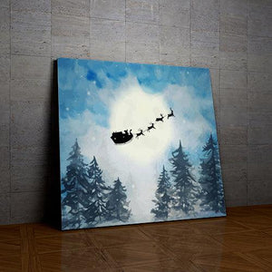 Départ du Père Noël de la collection nouveauté en peinture par numéro sue Wall Factory