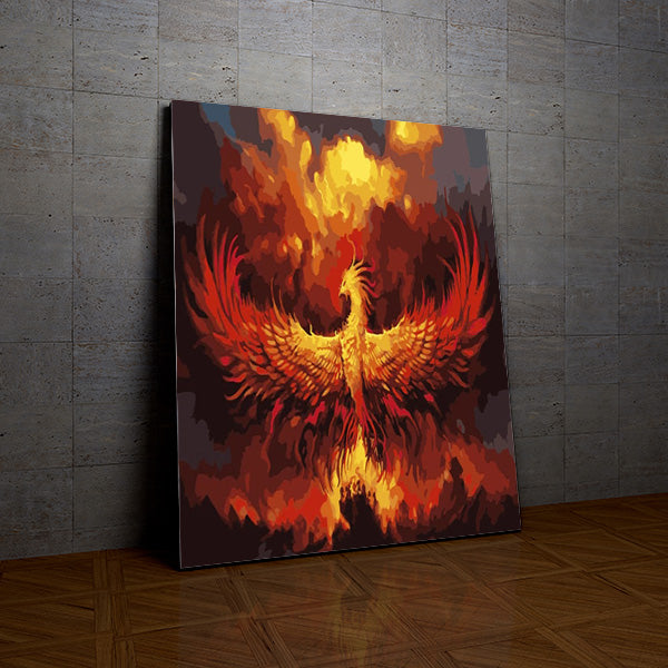 Le Phoenix la peinture par numéros ou numéro d'art sur Wall Factory