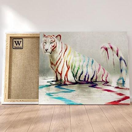 Tigre Blanc dans la Peinture de la collection nouveauté en peinture par numéro sue Wall Factory