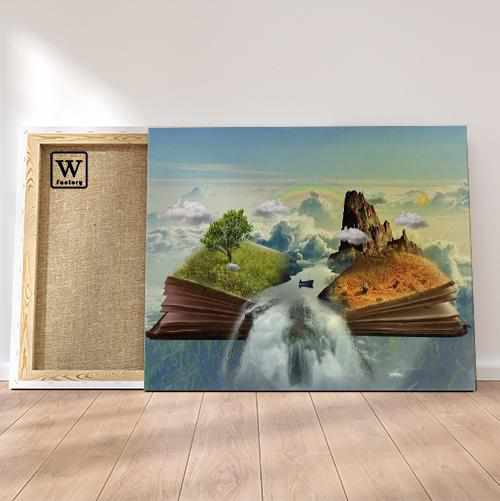 Livre Mondes de la collection nouveauté en peinture par numéro sue Wall Factory