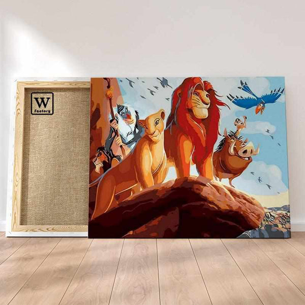 Roi Lion de la collection nouveauté en peinture par numéro sue Wall Factory