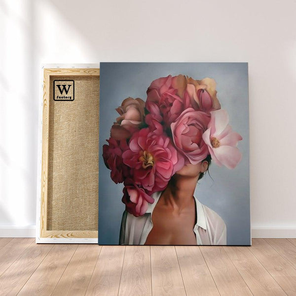 Visage Roses de la collection nouveauté en peinture par numéro sue Wall Factory