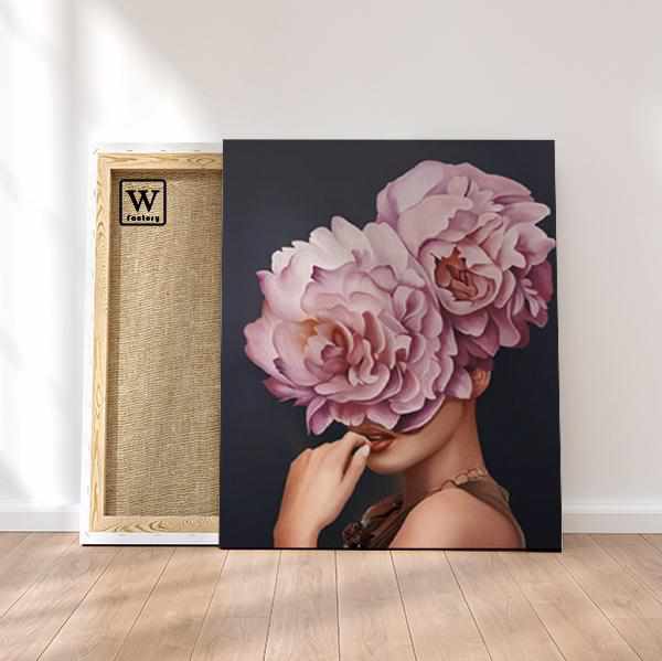Visage Fleuri de la collection nouveauté en peinture par numéro sue Wall Factory