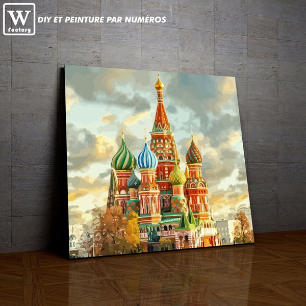 L'image de notre peinture par numéro, sans cadre et sans support, découvrez notre Le Kremlin, et faites votre choix parmis plus de 300 références.