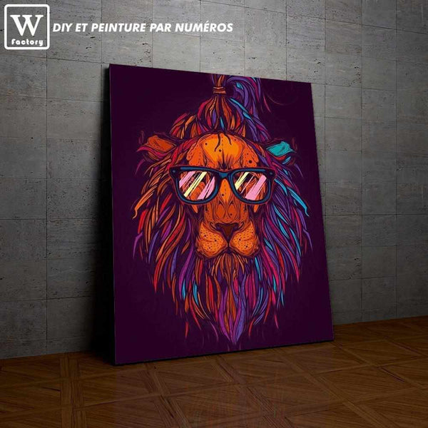 Lion in Zion la peinture par numéros ou numéro d'art sur Wall Factory