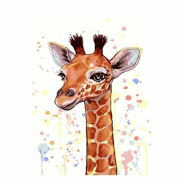 L'image de notre peinture par numéro, sans cadre et sans support, découvrez notre Peinture par numéros - Girafe Souriante, et faites votre choix parmis plus de 300 références.