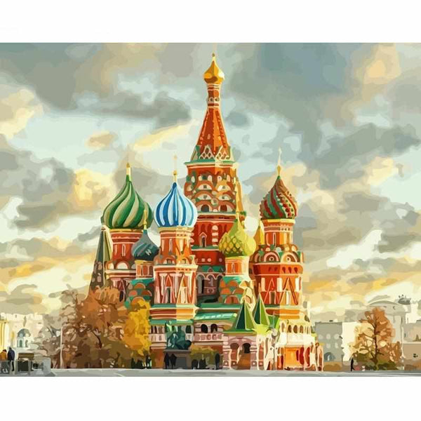 L'image de notre peinture par numéro, sans cadre et sans support, découvrez notre Peinture par numéros - Le Kremlin, et faites votre choix parmis plus de 300 références.