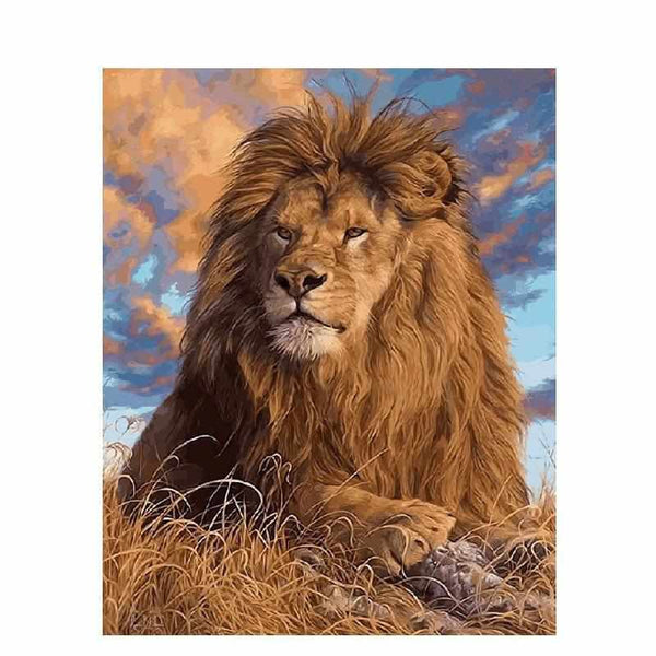 L'image de notre peinture par numéro, sans cadre et sans support, découvrez notre Peinture par numéros - Lion Majestueux, et faites votre choix parmis plus de 300 références.