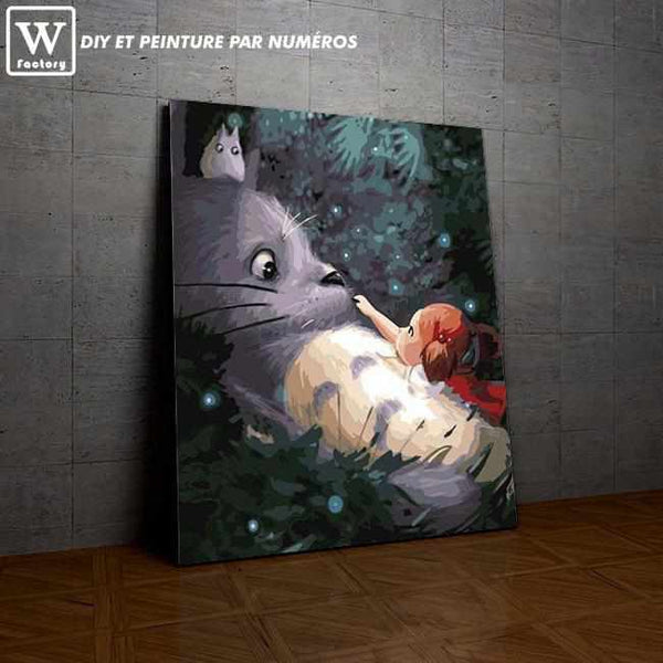 Totoro de la collection nouveauté en peinture par numéro sue Wall Factory