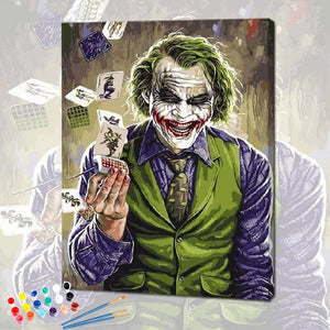 Le Joker de Nolan de la collection nouveauté en peinture par numéro sue Wall Factory