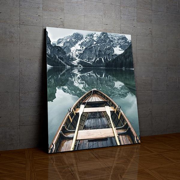 Barque vers le Lac de la collection nouveauté en peinture par numéro sue Wall Factory