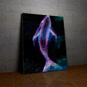 Purple Whale de la collection nouveauté en peinture par numéro sue Wall Factory