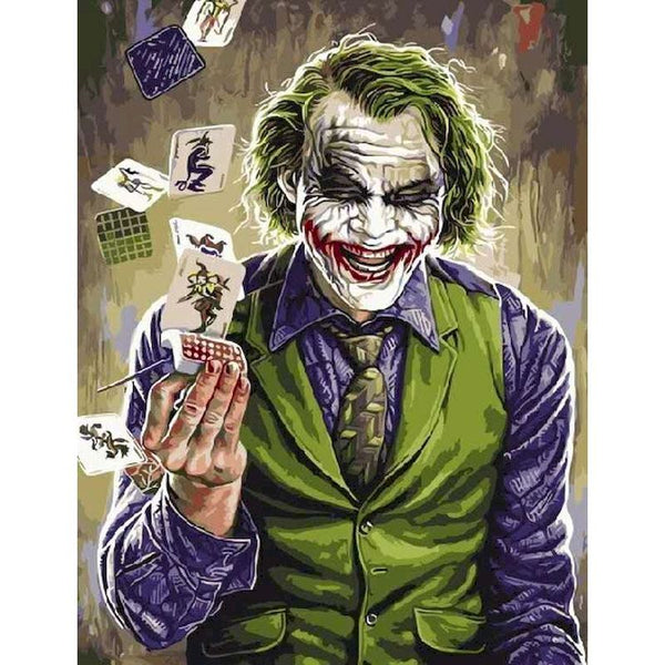 Le Joker de Nolan la peinture par numéros ou numéro d'art sur Wall Factory