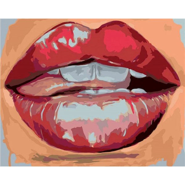 La peinture par numéro Les Lèvres, découvrez nos numéro d'art sans mélange